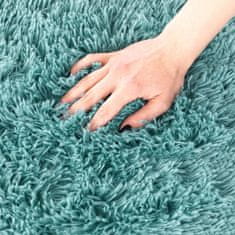 FLHF KARVAG kulatý koberec modrý moderní motiv r160 ameliahome