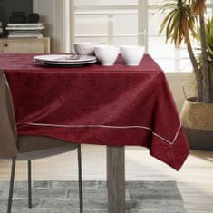 FLHF Ubrus Gaia Maroon s reliéfním květinovým vzorem 120x180 AmeliaHome