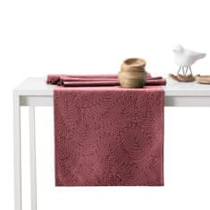 FLHF Ubrus Gaia Pink Embossed Floral 115x250+35x250 AmeliaHome