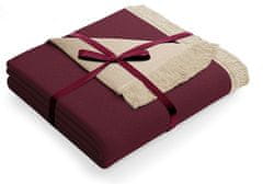 FLHF Franse Maroon Smooth Classic Blanket 150x200 AmeliaHome