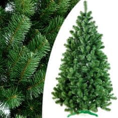 FLHF Vánoční stromeček LENA v lahvově zelené barvě v klasickém stylu 180 dekorování