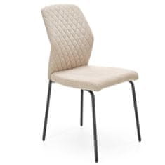 Halmar Jídelní židle K461 - béžová / černá