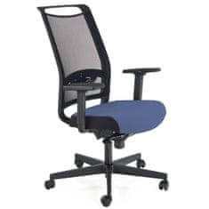 Halmar Kancelářská židle s područkami Gulietta - černá / modrá