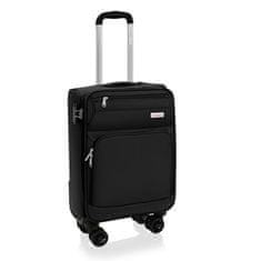 AVANCEA® Cestovní kufr GP9196 Black 4W černý S 58x38x24 cm