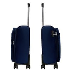 AVANCEA® Cestovní kufr GP8170 Dark blue 4W modrý S 58x38x24 cm