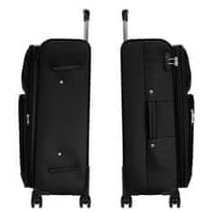 AVANCEA® Cestovní kufr GP9196 4W černý L 79x48x31 cm