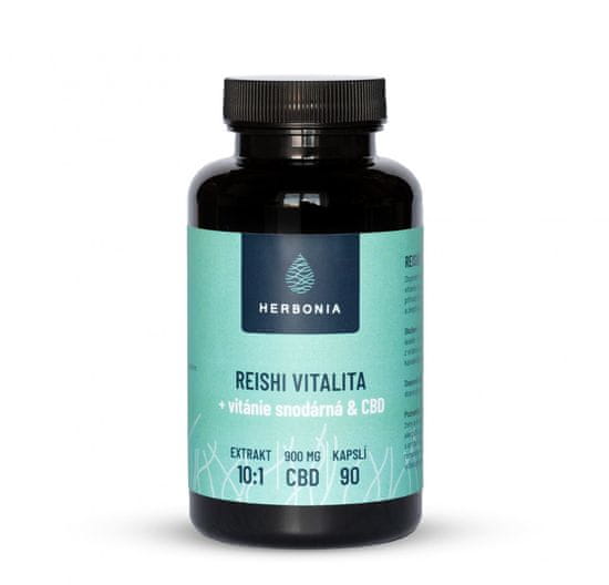 Herbonia Kapsle Reishi a Ashwagandha, VITALITA - CBD