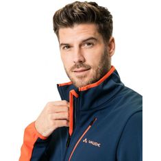 Vaude Bunda Matera Softshell - pánské, mořská modř-červená - velikost 2XL