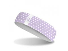 BOSA sportovní čelenka ELASTIC Dots Violet