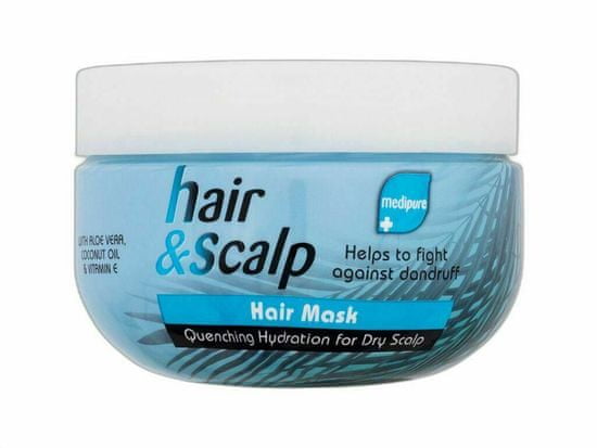 Xpel 250ml medipure hair & scalp hair mask, maska na vlasy