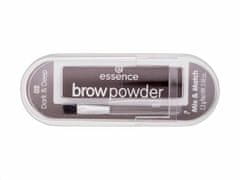 Essence 2.3g brow powder set, 02 dark & deep, pudr na obočí