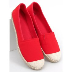 Dámské espadrilky Červená velikost 38