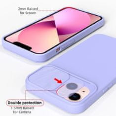 Apple Obal / kryt na Apple iPhone 14 Pro Max fialový - SLIDE Case