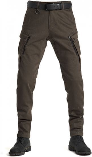 PANDO MOTO kalhoty jeans MARK KEV 02 olive