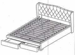 CASARREDO Postel VELLUTI 180x200 cm