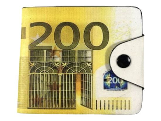 Dailyclothing Peněženka s motivem bankovky - 200€ 723