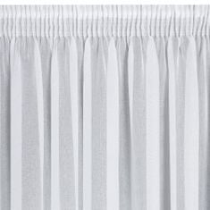 DESIGN 91 Hotová záclona s řasící páskou - Elpidia bílá 1,4 x 2,7 m