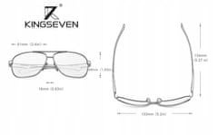 KINGSEVEN Sluneční brýle Aviator N7188