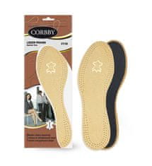 Corbby dvouvrstvé kožené vložky do bot r. 36