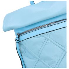 Maria C. Dámský koženkový batůžek Peggy, světle modrá