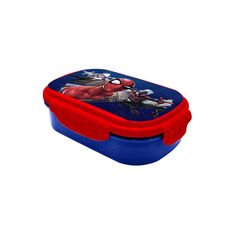 KIDS LICENSING Dělený plastový box na svačinu s vidličkou SPIDERMAN, SP16033