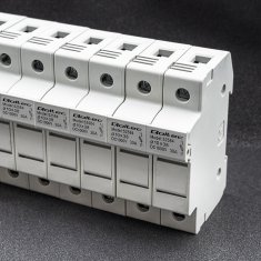 Qoltec Pojistková patice + DC pojistka |2P |1000V |30A |10x38 |solární energie