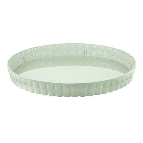 Guzzini kulatý podnos ROUND TRAY TIFFANY světle zelený, průměr 35,6 cm