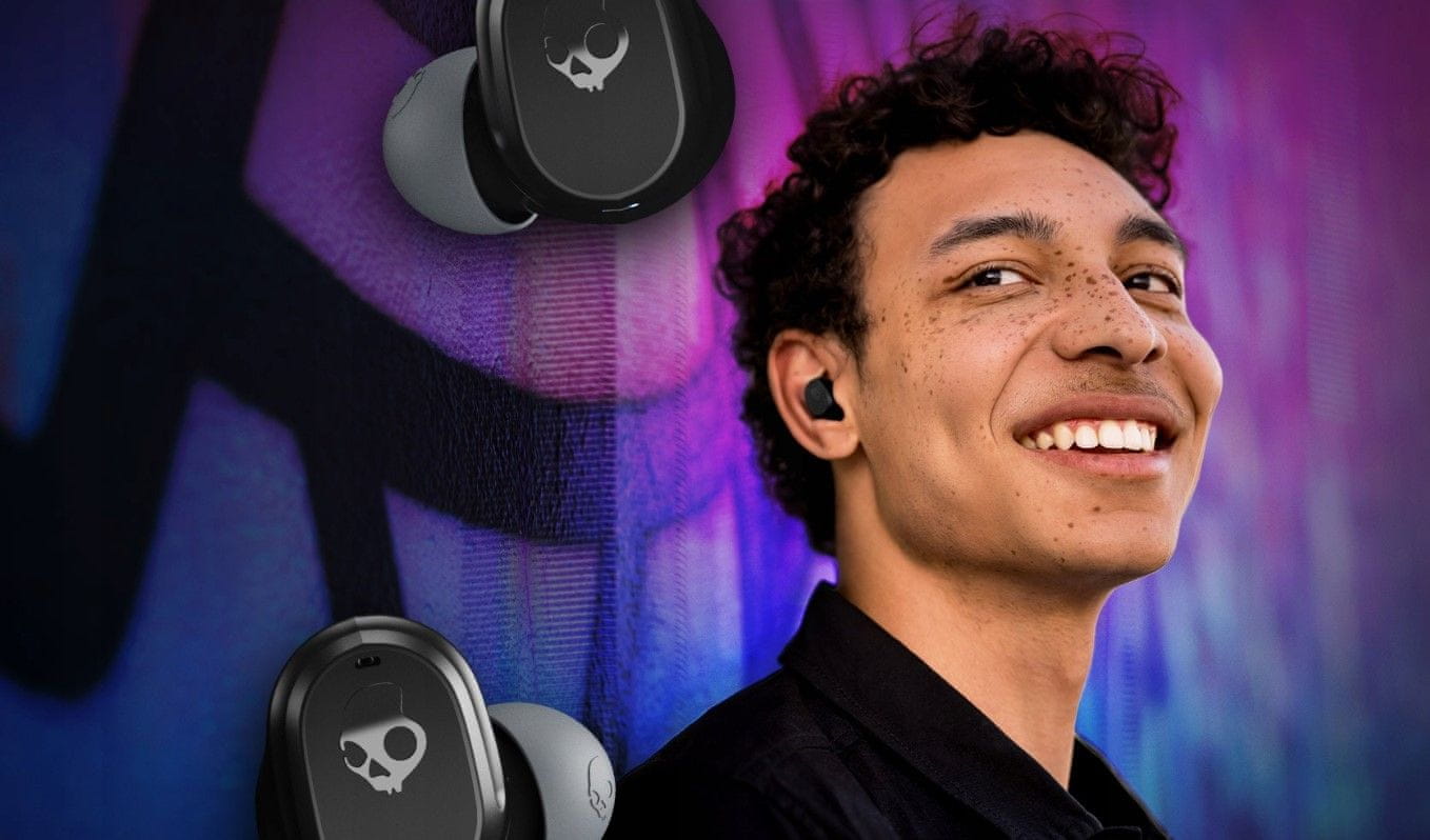  modern vezeték nélküli bluetooth 5.2 fülhallgató skullcandy mod gyönyörű hangzás gyors töltési funkció mobilalkalmazás por- és vízállóság 