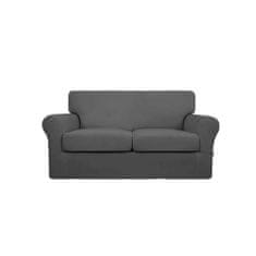 VivoVita Stretch&Sit SOFA – natahovací potah na pohovku - DVOUMÍSTNÁ POHOVKA, šedá