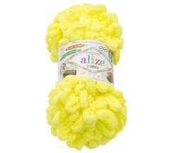 Alize Příze PUFFY - 100g / 9 m - žlutá