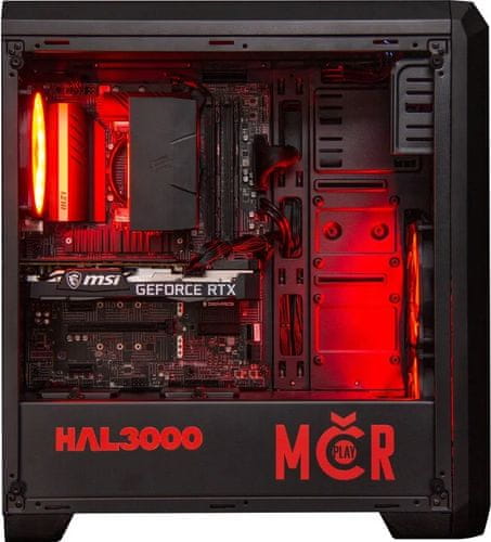 Moderný nabúchaný stolný herný počítač HAL3000 MČR Finale 2 Pro 3060 PCHS2620 Intel Core i5 11 generácia NVIDIA GeForce RTX 3060 8 GB 16 GB RAM DDR4 1 TB SSD Windows 11 Home