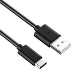 PremiumCord Kabel USB-C/M - USB 2.0 A/M, rychlé nabíjení proudem 3A, 3m