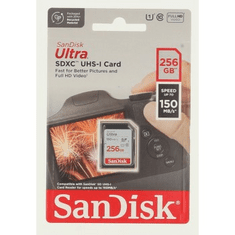 SanDisk Ultra 256 GB SDXC Memory Card 150 MB/s