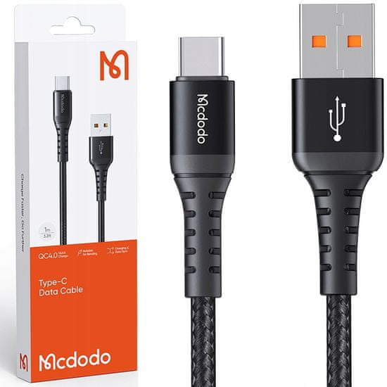 Mcdodo Kabel Micro USB, rychlý, krátký, QC 4.0, 20 cm, Mcdodo CA-2280