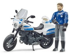 Bruder 62731 Policejní motocykl Ducati s policistou