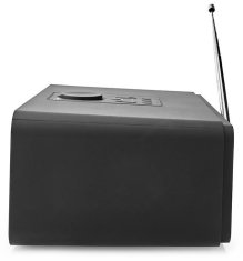 Nedis RDIN4000BK - Internetové Rádio -Stolní Provedení/Bluetooth/Wi-Fi/FM/Internet/2,4"/Časovač vypnutí/42W/Budík/Černá