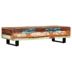 Greatstore Konferenční stolek 120x50x30cm masivní recyklované dřevo a ocel
