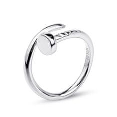 NUBIS Stříbrný prsten hřeb - velikost universální