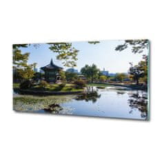 Wallmuralia Foto obraz sklo tvrzené Jižní Korea 125x50 cm 4 úchytky