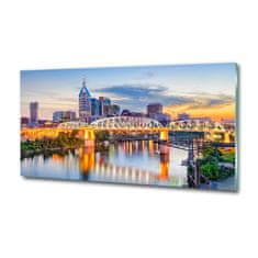 Wallmuralia Foto obraz sklo tvrzené Most Tennessee USA 125x50 cm 4 úchytky