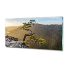 Wallmuralia Foto obraz skleněný horizontální Sokolice Pieniny 125x50 cm 4 úchytky