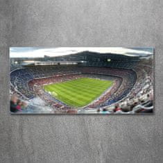 Wallmuralia Foto-obraz fotografie na skle Barcelona stadion 125x50 cm 4 úchytky