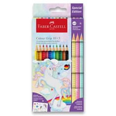 Faber-Castell Pastelky Faber-Castell Colour Grip Unicorn souprava, 13 ks