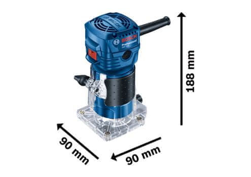 BOSCH Professional ohraňovací frézka GKF 550 (0.601.6A0.020)