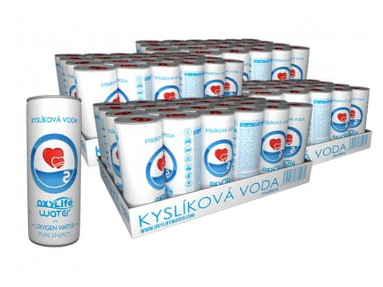 Oxylife Water Kyslíková voda 96 x 250 ml