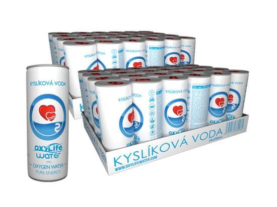 Oxylife Water Kyslíková voda 48 x 250 ml