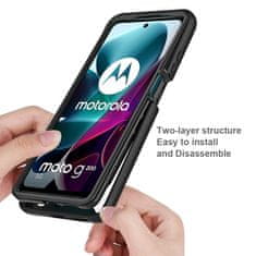 Techsuit Pouzdro Motorola Moto G200 5G / Edge S30 5G Techsuit - Defense360 Pro + ochrana obrazovky, černé