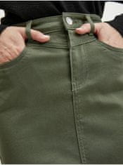 Orsay Khaki dámská džínová sukně S