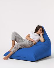 Atelier Del Sofa Zahradní sedací vak Pyramid Big Bed Pouf - Blue, Modrá