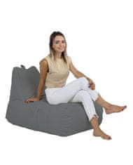 Atelier Del Sofa Zahradní sedací vak Trendy Comfort Bed Pouf - Fume, Kouřová